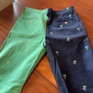 Mens Club Room Pants w/Palm Trees & Cocktails-Fun!